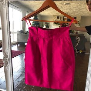Kate Spade fuschia pink pencil skirt size 0